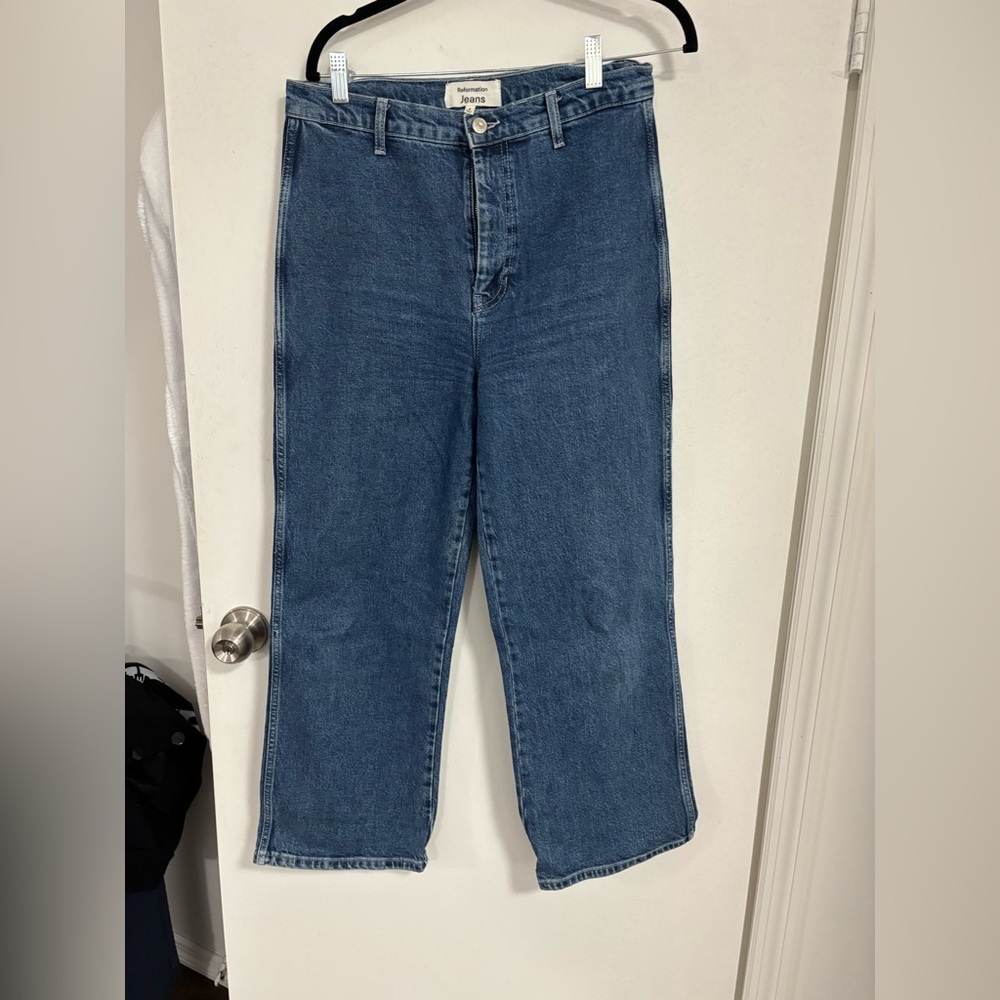 Reformation wide leg jeans
